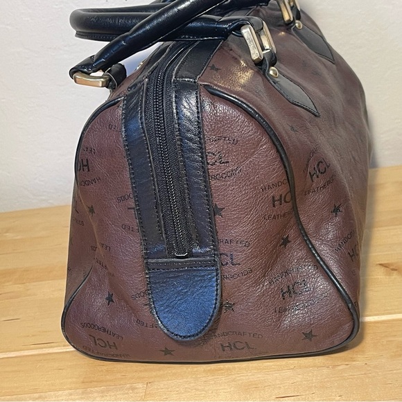 HCL Vintage W Germany Genuine Leather Satchel Bag - Picture 4 of 13